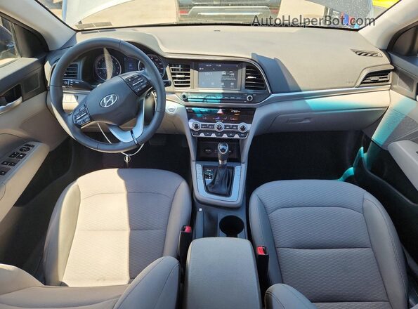 5NPD84LF8LH617476 2020 HYUNDAI ELANTRA Серый Вид панели приборов