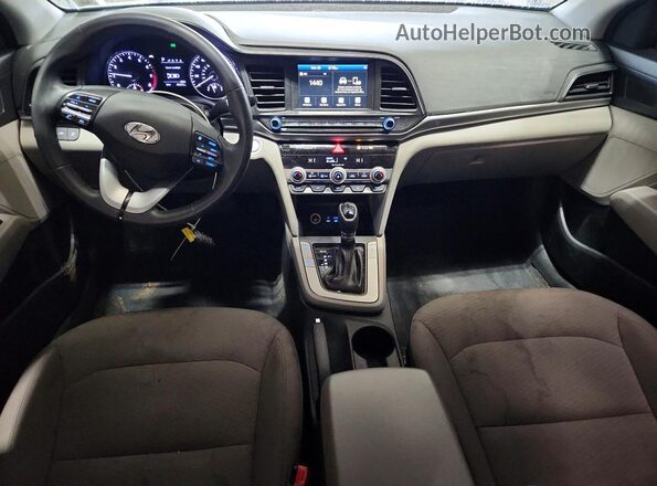 5NPD84LF8LH621866 2020 HYUNDAI ELANTRA Silver Vista del salpicadero