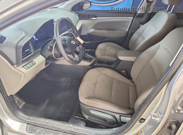 5NPD84LF8LH621866 2020 HYUNDAI ELANTRA Silver Vista interior delantera