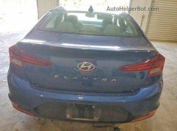 5NPD84LF8LH621981 2020 HYUNDAI ELANTRA Blue Հետևի տեսք