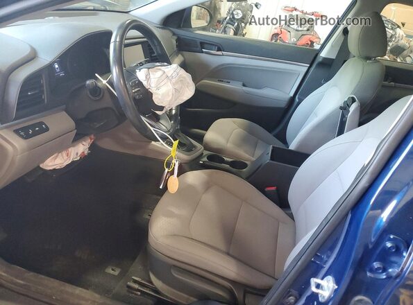 5NPD84LF8LH621981 2020 HYUNDAI ELANTRA Blue Սալոնի դիմացի տեսք