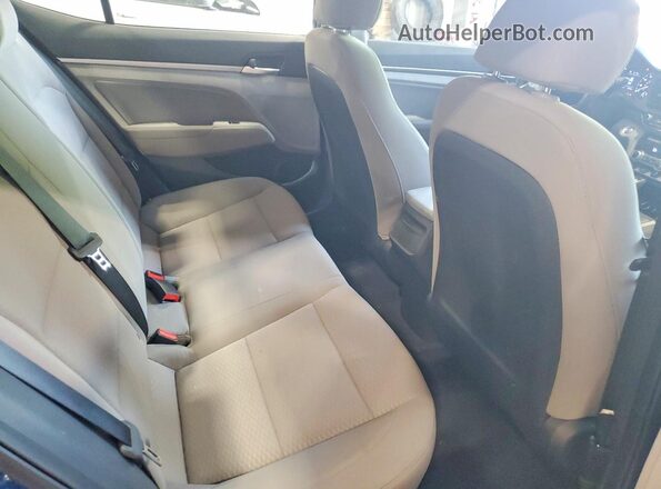 5NPD84LF8LH621981 2020 HYUNDAI ELANTRA Blue Հետևի նստատեղերի տեսք