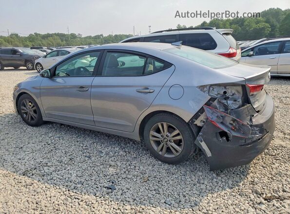 5NPD84LF9HH005181 2017 HYUNDAI ELANTRA Gray Rear left