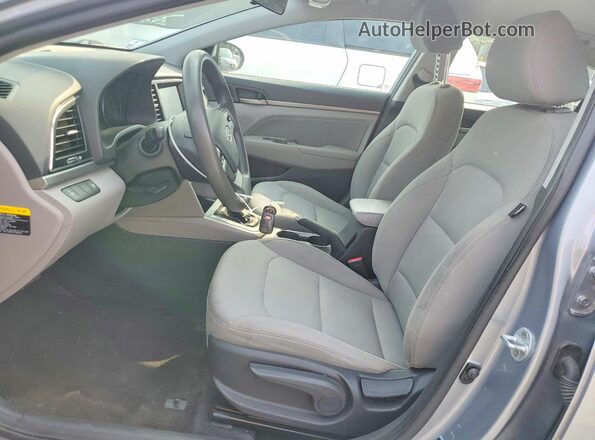 5NPD84LF9HH005181 2017 HYUNDAI ELANTRA Gray Front interior view