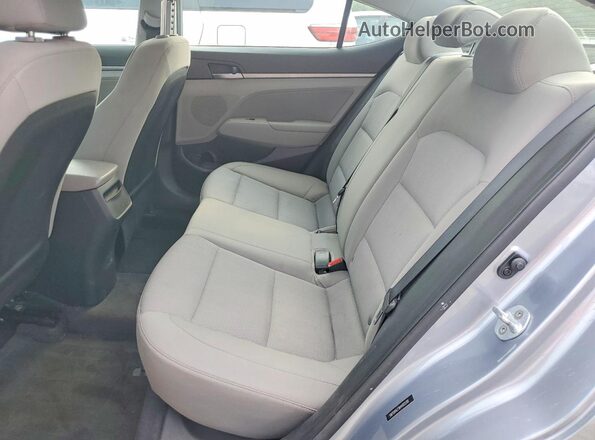 5NPD84LF9HH005181 2017 HYUNDAI ELANTRA Gray Rear seats view