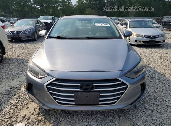 5NPD84LF9HH005181 2017 HYUNDAI ELANTRA Gray Front view