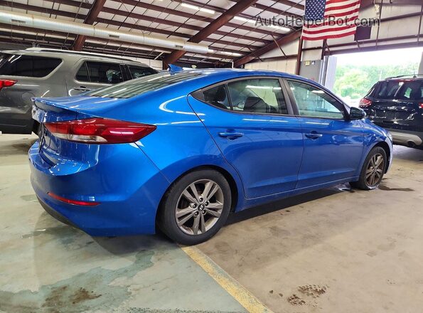 5NPD84LF9HH020263 2017 HYUNDAI ELANTRA Blue Rear right