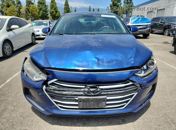 5NPD84LF9HH023924 2017 HYUNDAI ELANTRA Синий Вид спереди