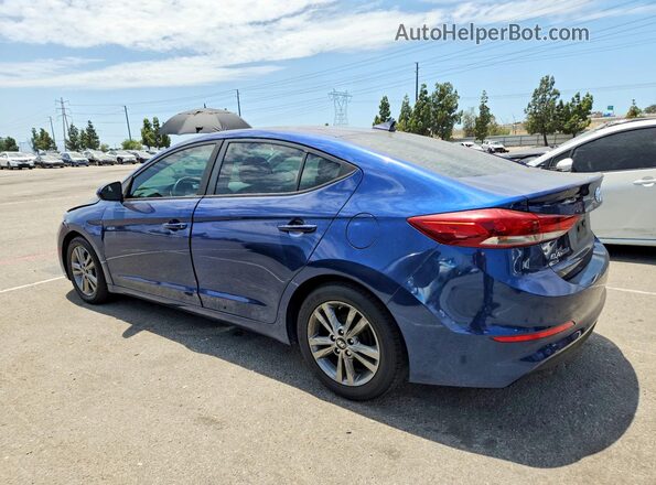 5NPD84LF9HH023924 2017 HYUNDAI ELANTRA Синий Задняя левая четверть