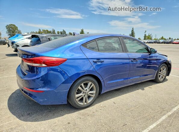 5NPD84LF9HH023924 2017 HYUNDAI ELANTRA Синий Задняя правая четверть