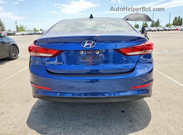 5NPD84LF9HH023924 2017 HYUNDAI ELANTRA Синий Вид сзади