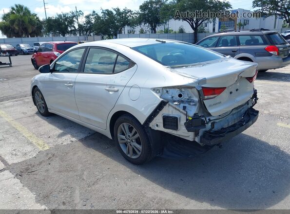 5NPD84LF9HH025222 2017 HYUNDAI ELANTRA Серебряный Задняя левая четверть