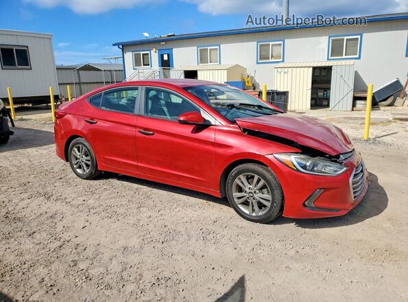 5NPD84LF9HH034731 2017 HYUNDAI ELANTRA Red წინა მარჯვენა