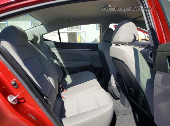 5NPD84LF9HH034731 2017 HYUNDAI ELANTRA Red უკანა სავარძლების ხედი
