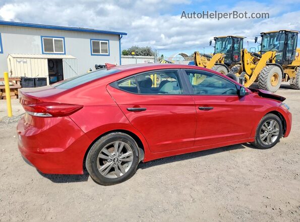 5NPD84LF9HH034731 2017 HYUNDAI ELANTRA Red უკანა მარჯვენა