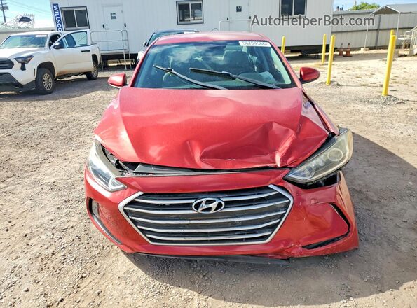 5NPD84LF9HH034731 2017 HYUNDAI ELANTRA Red წინა ხედი