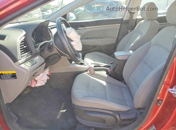 5NPD84LF9HH034731 2017 HYUNDAI ELANTRA Red წინა სალონის ხედი