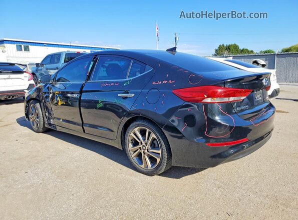 5NPD84LF9HH035524 2017 HYUNDAI ELANTRA Black Tył lewy