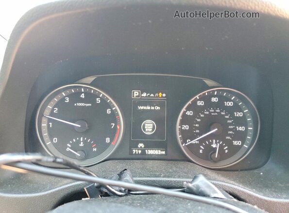 5NPD84LF9HH035524 2017 HYUNDAI ELANTRA Black Widok zestawu wskaźników