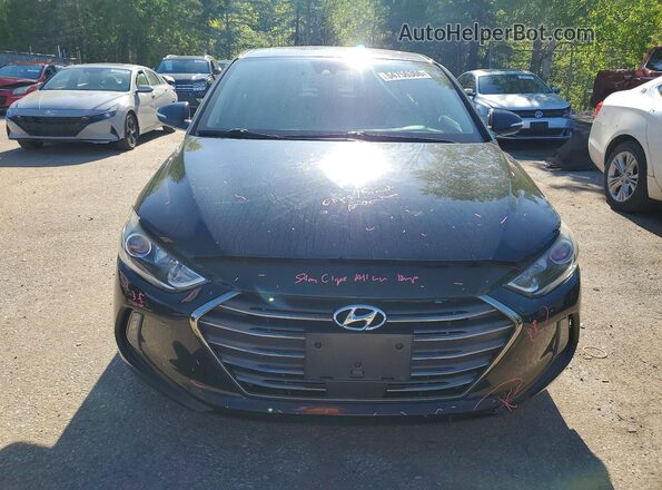5NPD84LF9HH035524 2017 HYUNDAI ELANTRA Black Widok z przodu