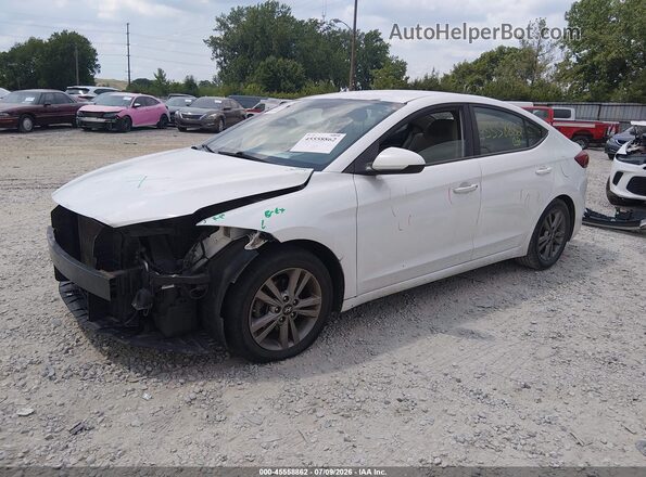 5NPD84LF9HH042408 2017 HYUNDAI ELANTRA White Vista tres cuartos delantera izquierda