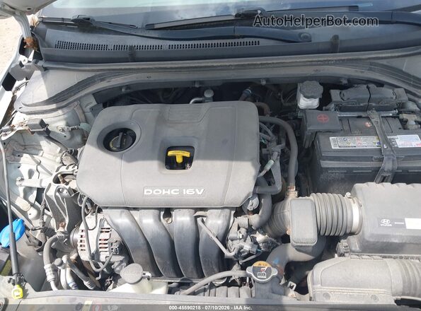 5NPD84LF9HH043445 2017 HYUNDAI ELANTRA Silver Widok z tyłu