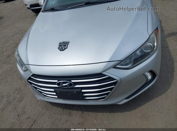 5NPD84LF9HH043445 2017 HYUNDAI ELANTRA Silver Widok zestawu wskaźników