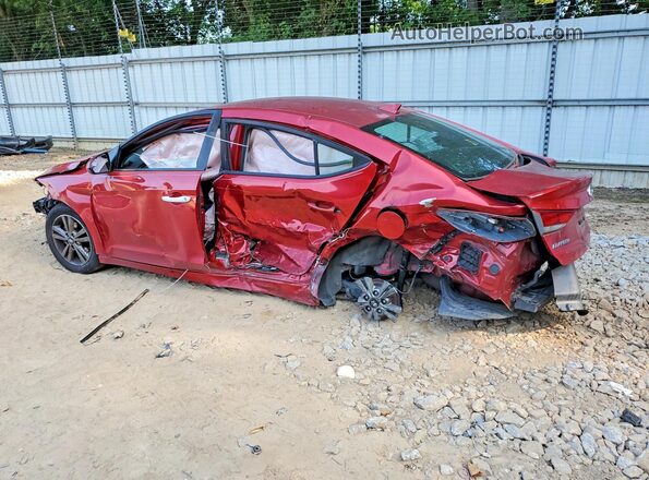 5NPD84LF9HH053909 2017 HYUNDAI ELANTRA Red Trasero izquierdo