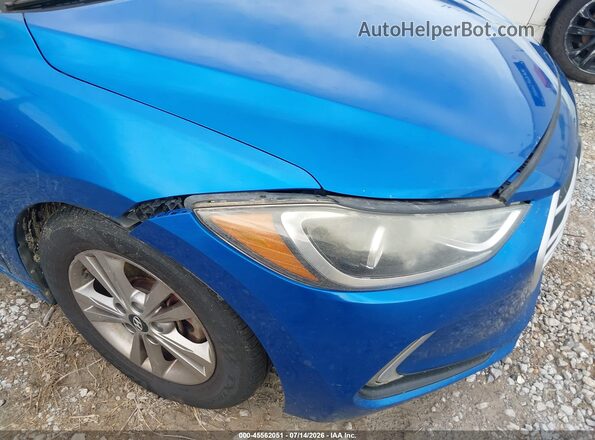 5NPD84LF9HH059208 2017 HYUNDAI ELANTRA Blue Դիմացի տեսք