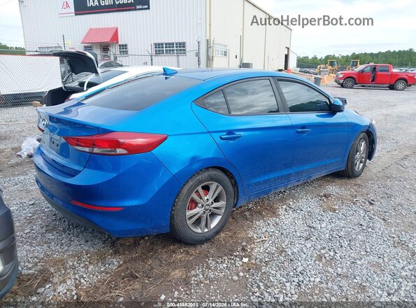 5NPD84LF9HH059208 2017 HYUNDAI ELANTRA Blue Հետևի աջ