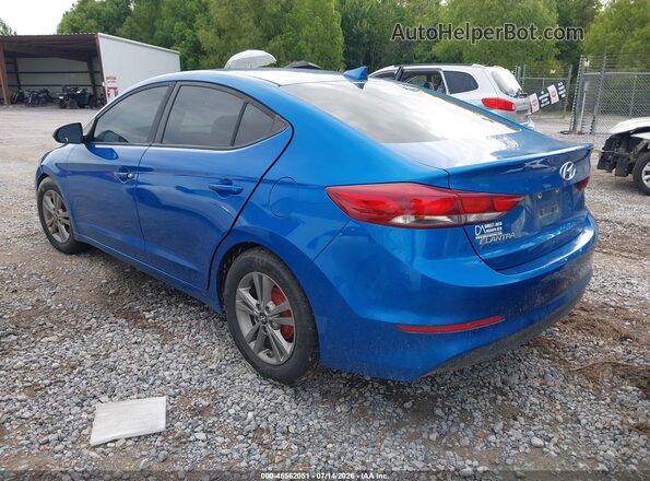 5NPD84LF9HH059208 2017 HYUNDAI ELANTRA Blue Հետևի ձախ