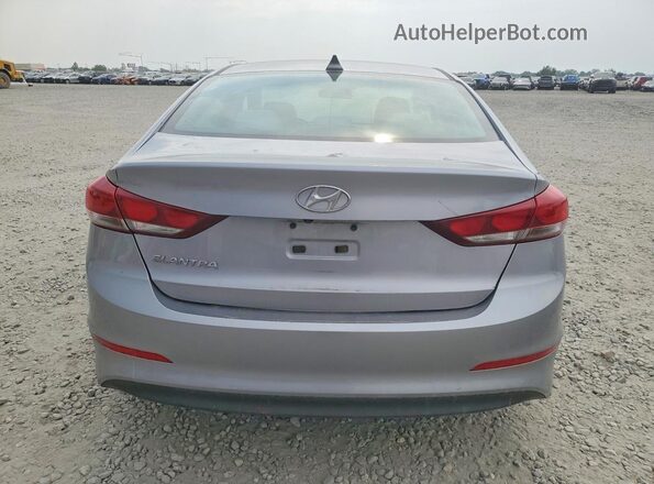5NPD84LF9HH059290 2017 HYUNDAI ELANTRA Silver Rear view