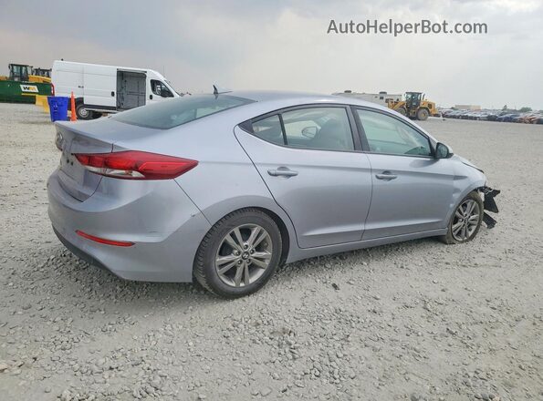 5NPD84LF9HH059290 2017 HYUNDAI ELANTRA Silver Rear right