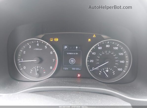 5NPD84LF9HH070046 2017 HYUNDAI ELANTRA Красный Вид задних сидений