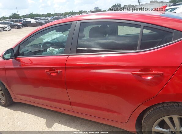 5NPD84LF9HH070046 2017 HYUNDAI ELANTRA Красный Панорамный вид салона 360°