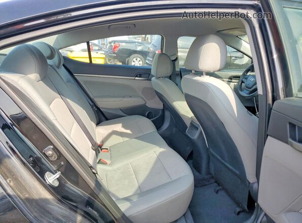 5NPD84LF9HH074016 2017 HYUNDAI ELANTRA Black Вид задніх сидінь
