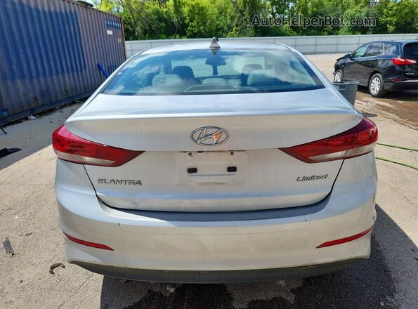 5NPD84LF9HH075442 2017 HYUNDAI ELANTRA Silver Հետևի տեսք