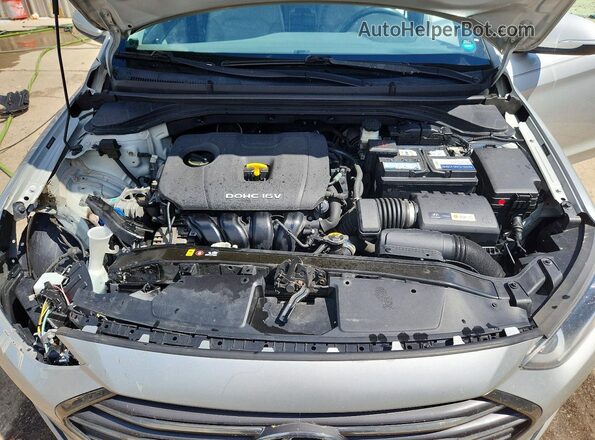 5NPD84LF9HH075442 2017 HYUNDAI ELANTRA Silver Սալոնի հետևի տեսք