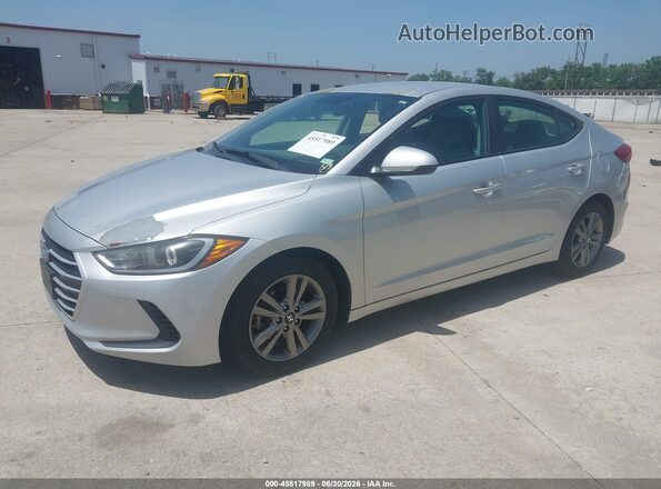 5NPD84LF9HH089308 2017 HYUNDAI ELANTRA Серебряный Передняя левая четверть