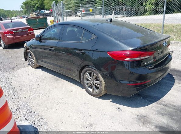 5NPD84LF9HH118886 2017 HYUNDAI ELANTRA Black Tył lewy