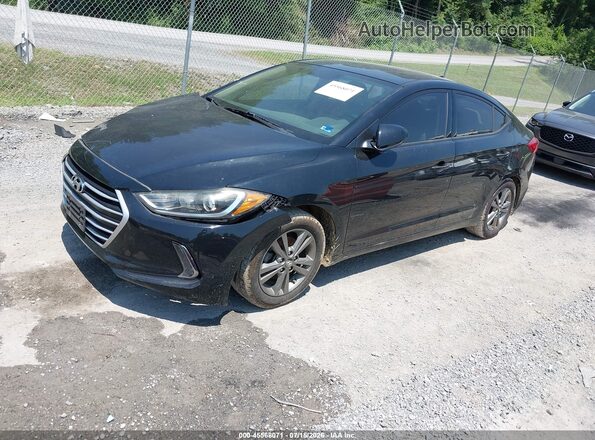5NPD84LF9HH118886 2017 HYUNDAI ELANTRA Black Przód lewy