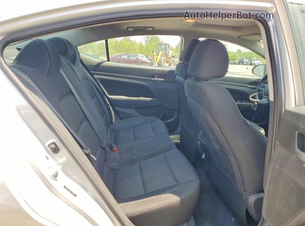 5NPD84LF9HH139639 2017 HYUNDAI ELANTRA Серебряный Вид задних сидений