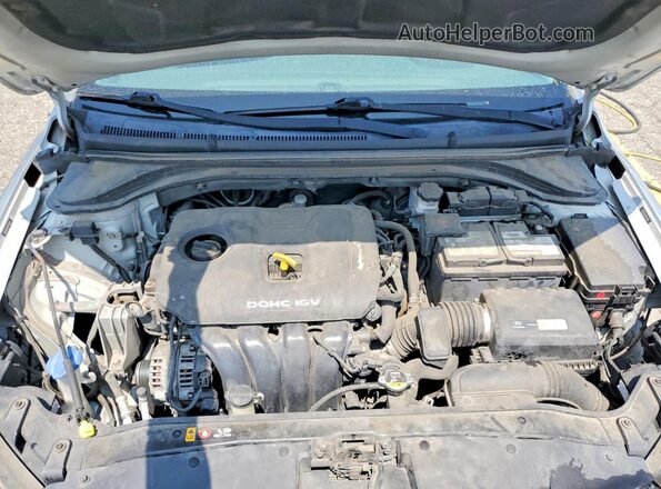 5NPD84LF9HH139639 2017 HYUNDAI ELANTRA Серебряный Вид задней части салона