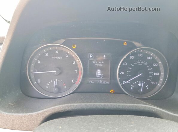 5NPD84LF9HH139639 2017 HYUNDAI ELANTRA Серебряный Вид щитка приборов