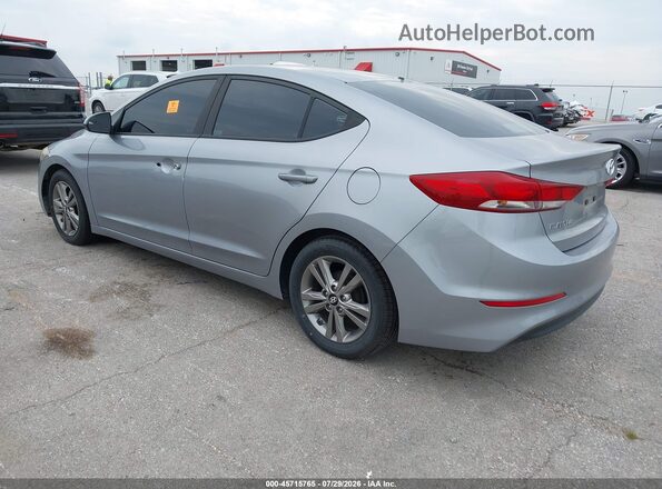 5NPD84LF9HH190073 2017 HYUNDAI ELANTRA Gray Rear left