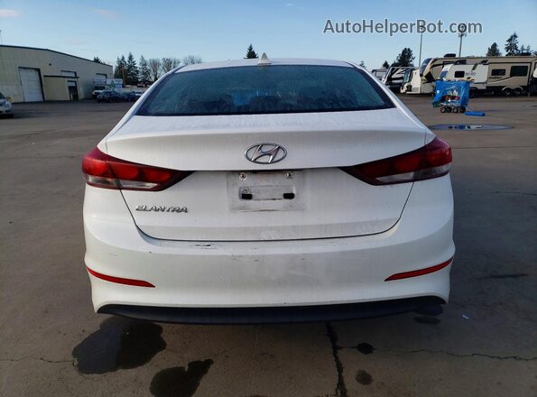 5NPD84LF9JH212871 2018 HYUNDAI ELANTRA White Հետևի տեսք