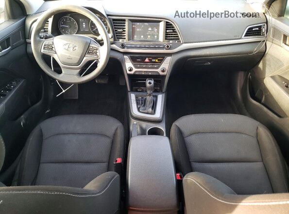 5NPD84LF9JH212871 2018 HYUNDAI ELANTRA White Առջևի վահանակի տեսք