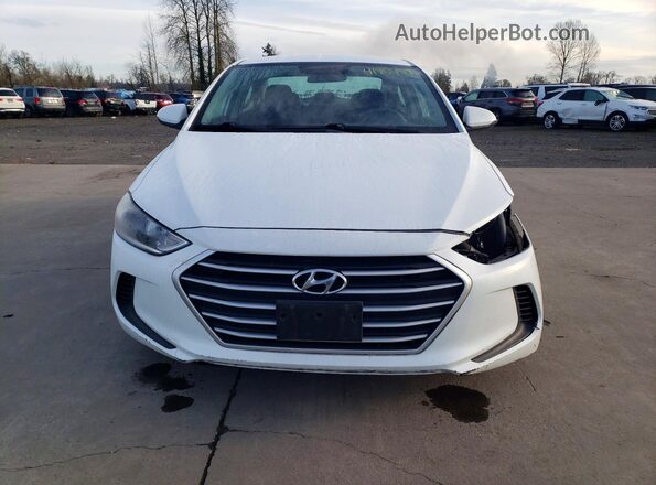 5NPD84LF9JH212871 2018 HYUNDAI ELANTRA White Դիմացի տեսք