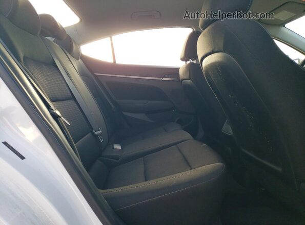 5NPD84LF9JH212871 2018 HYUNDAI ELANTRA White Հետևի նստատեղերի տեսք