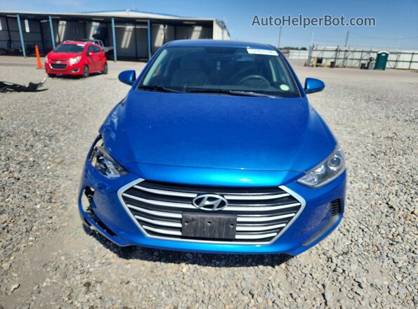 5NPD84LF9JH224616 2018 HYUNDAI ELANTRA Blue Widok z przodu